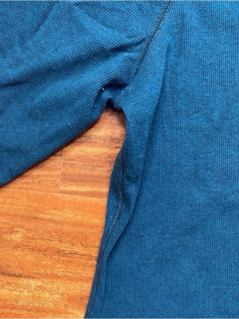 3/$25 Old Navy Women's Teal Soft Ribbed Stretch Long Sleeve Top Size XXL Casual - Picture 6 of 12